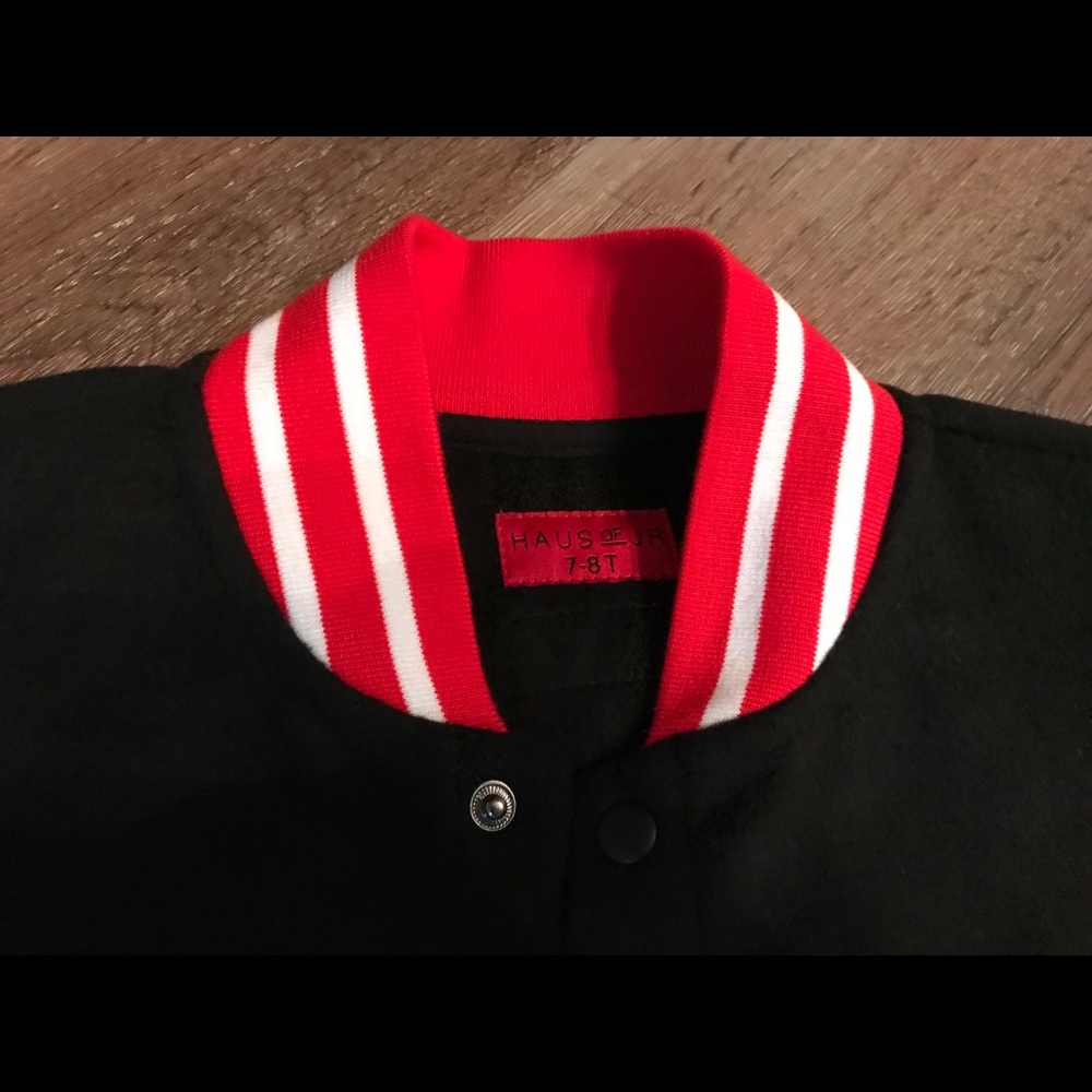 Haus Of Jr Boys Alec Varsity Jacket - Picture 4 of 7
